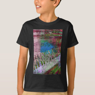 Camiseta música, decoración del piano (6)