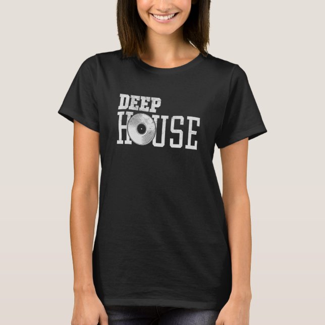 Camiseta Música Deep House Edm Dj Rave (Anverso)