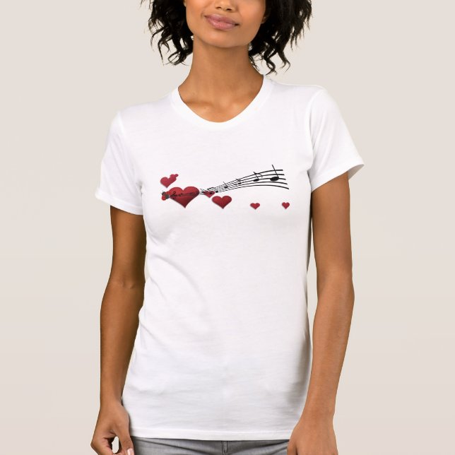 Camiseta Música del amor (Anverso)