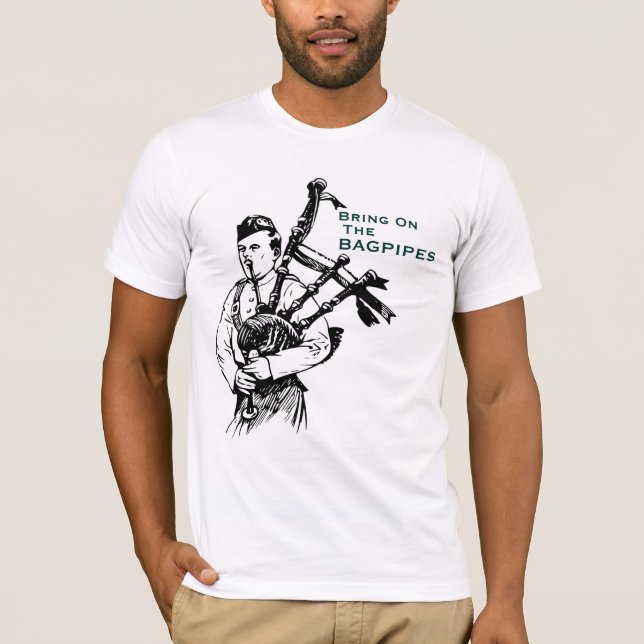 Camiseta Música del Celtic del día de St Patrick del (Anverso)