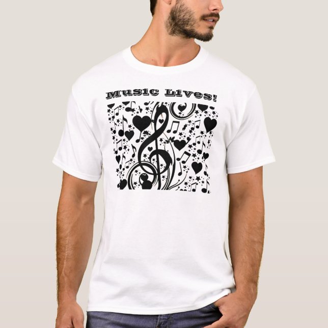 Camiseta Música del corazón_ (Anverso)