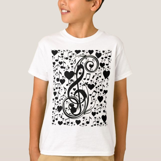 Camiseta Música del corazón_ (Anverso)