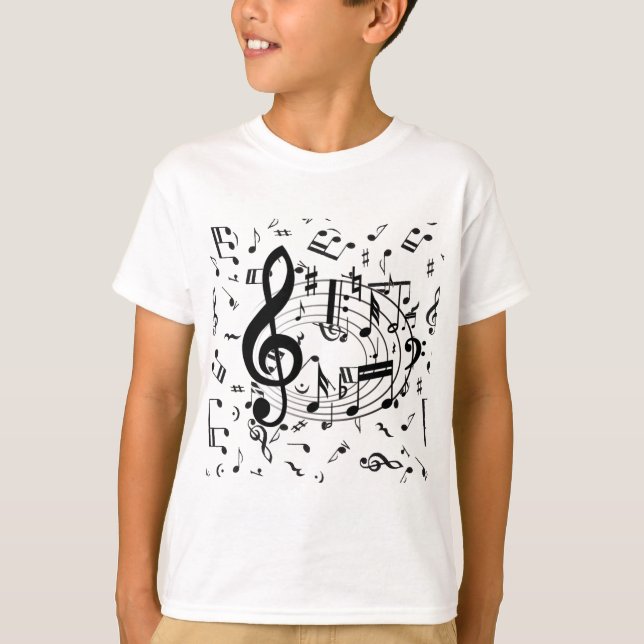 Camiseta Música del heart_ (Anverso)