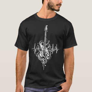 Camiseta Música del latido de la guitarra