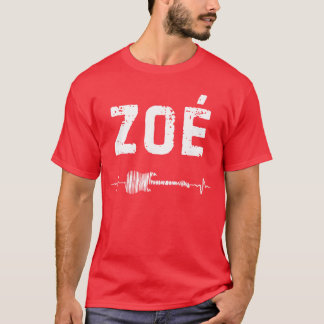 Camiseta Música del latido del corazón de la guitarra Zo Gu