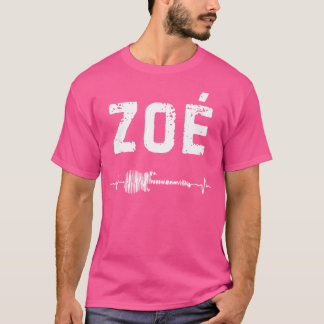 Camiseta Música del latido del corazón de la guitarra Zo Gu
