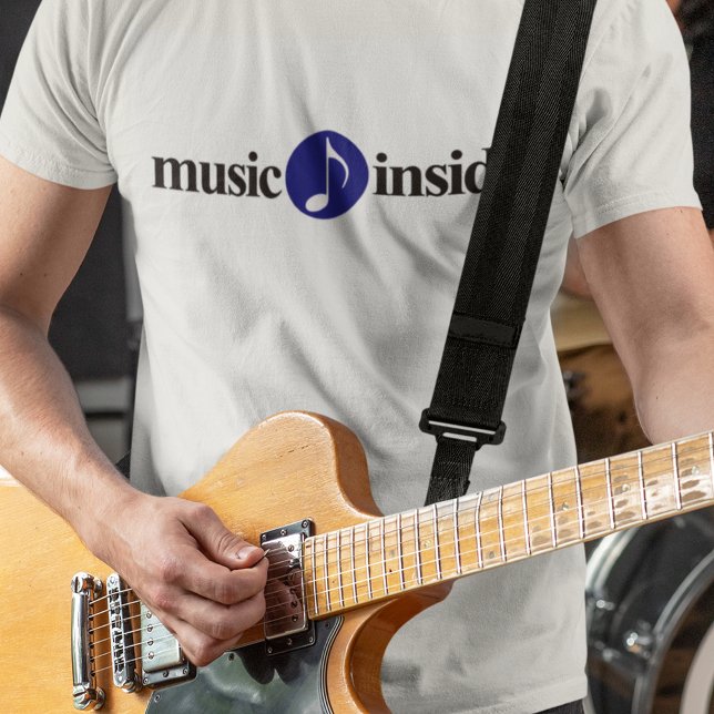 Camiseta música dentro (music inside)