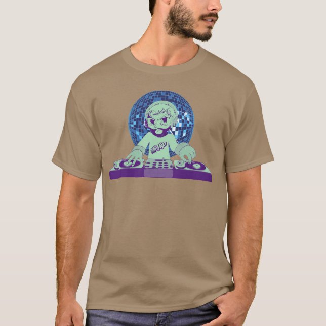 Camiseta Música disco (Anverso)