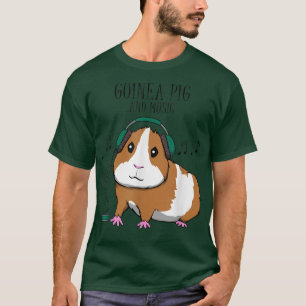 Camiseta Música divertida de conejillo de Indias