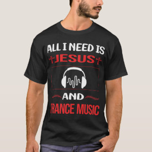 Camiseta Música divertida de Jesus Trance