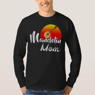 Camiseta Música divertida de la vieja madre de Mandolin Ret