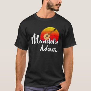 Camiseta Música divertida de la vieja madre de Mandolin Ret