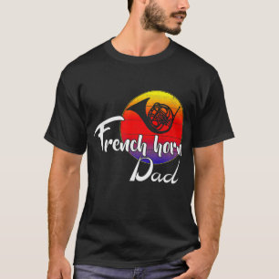 Camiseta Música divertida del retro padre francés del cue