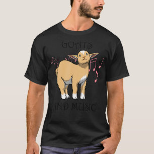 Camiseta Música divertida Goat Farm Animal Music