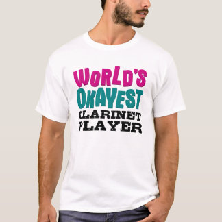 Camiseta Música divertida para el mejor jugador de Clarinet