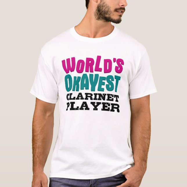 Camiseta Música divertida para el mejor jugador de Clarinet (Anverso)