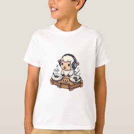Camiseta Música DJ oveja niños