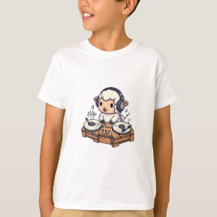Camiseta Música DJ oveja niños