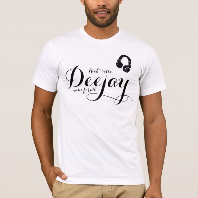 Camiseta Música DJ para todos personalizados (Anverso)