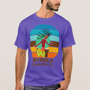 Camiseta MÚSICA DJEMBE AFRICA vintage