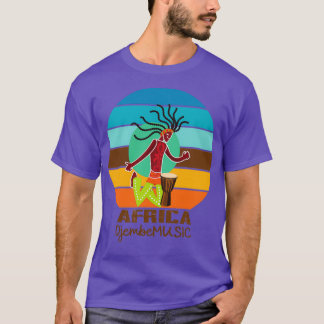 Camiseta MÚSICA DJEMBE AFRICA vintage