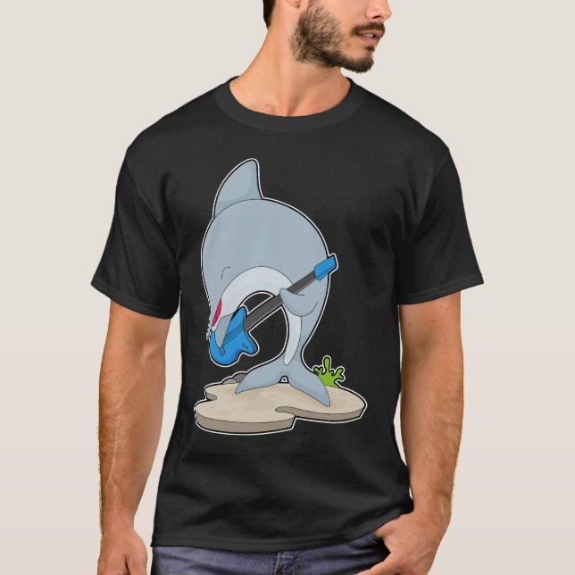 Camiseta Música Dolphin Guitar (Anverso)