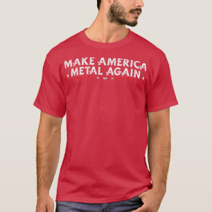 Camiseta Música Donald Trump: diseño musical de rock pesado