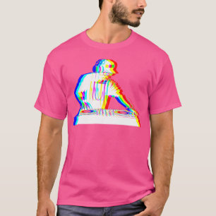 Camiseta Música Edm Trippy House Deejay Dj Vaporwave Techno