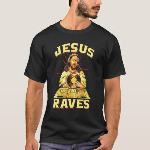 Camiseta Música electrónica Edm raves de Jesús