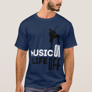 Camiseta Música en blanco