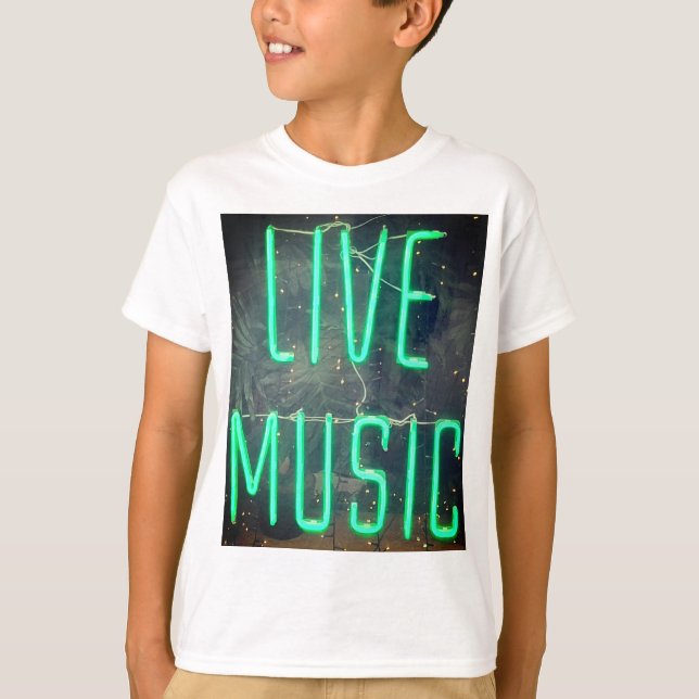 Camiseta Música en directo (Anverso)