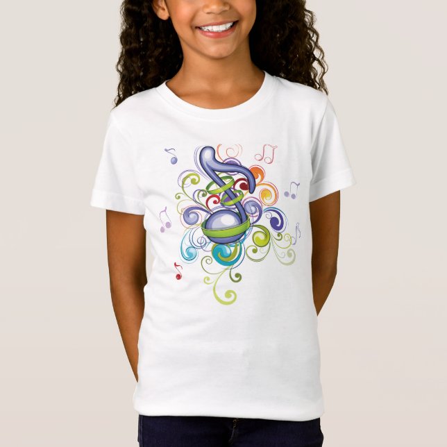 Camiseta Música en el aire (Anverso)