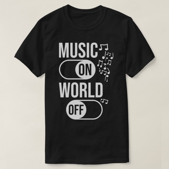 Camiseta Música En El Mundo Libre (Diseño del anverso)