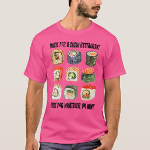 Camiseta Música En Un Restaurante De Sushi Para Lo Que Quie