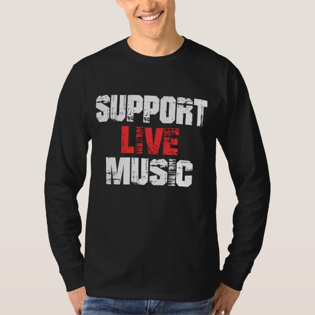 Camiseta Música en vivo (Anverso)