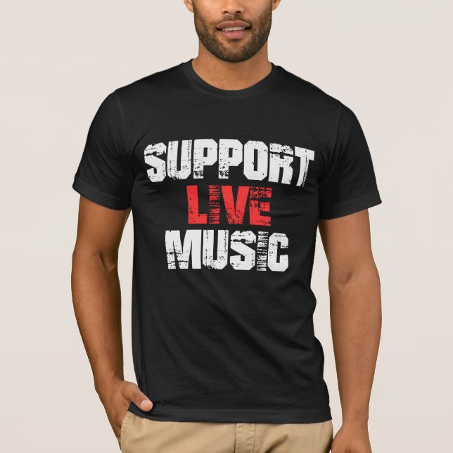 Camiseta Música en vivo (Anverso)