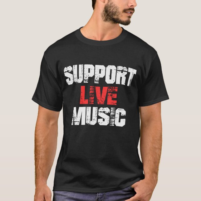 Camiseta Música en vivo (Anverso)