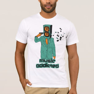 Camiseta Música enviciada