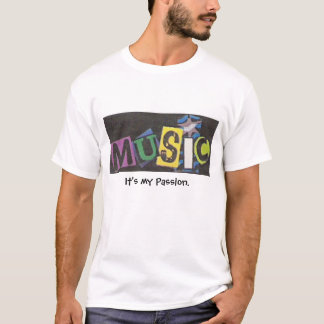 Camiseta Música-es mi pasión