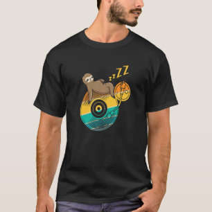 Camiseta Música eslovaca para dormir música vinil LP música