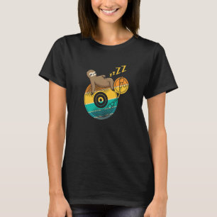 Camiseta Música eslovaca para dormir música vinil LP música