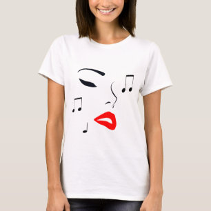 Camiseta Música Face Femenina