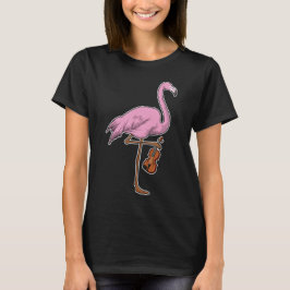 Camiseta Música Flamingo Guitarra