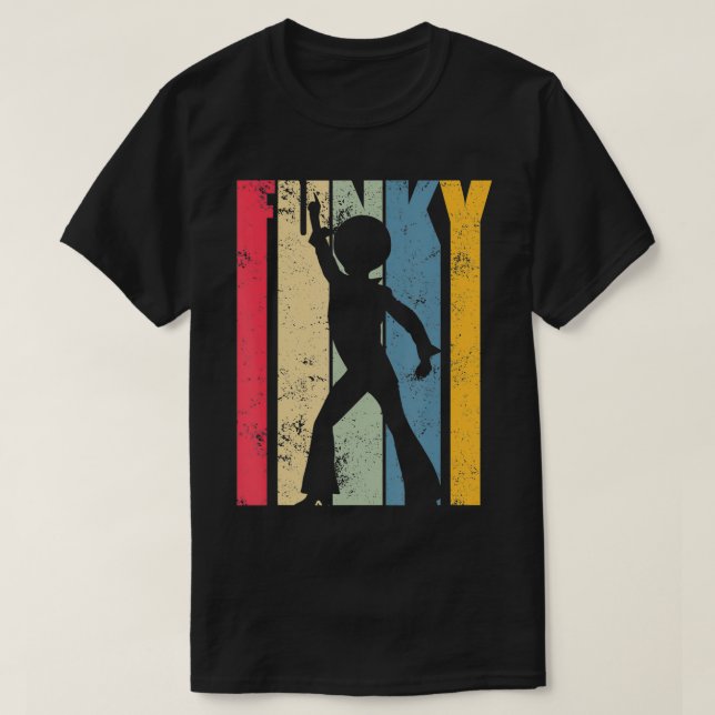 Camiseta Música Funk Vintage (Diseño del anverso)
