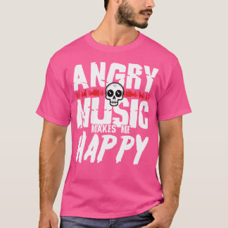 Camiseta Música furiosa muerte Metalizado Metalizado metálh