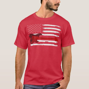 Camiseta Música guitariana gusta de la guitarra vintage con