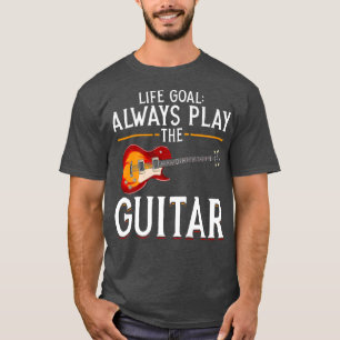 Camiseta Música Guitarista de Música Guitarra Gol Vida G