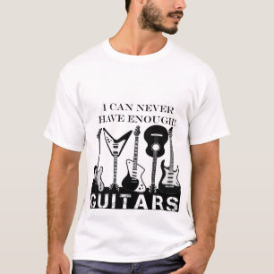 Camiseta Música Guitarra Rock Para Guitaristas, Dúo Retro