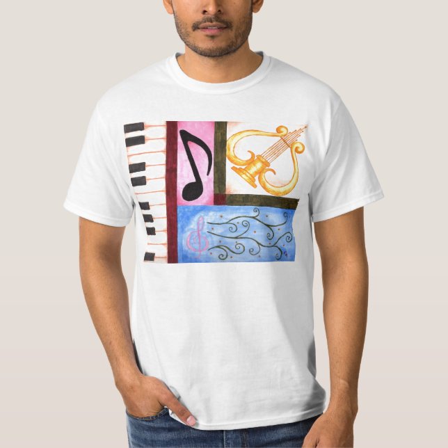 Camiseta Música hermosa (Anverso)