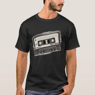 Camiseta Música Hip Hop de Cinta de Casete Vintage 80s 90s 